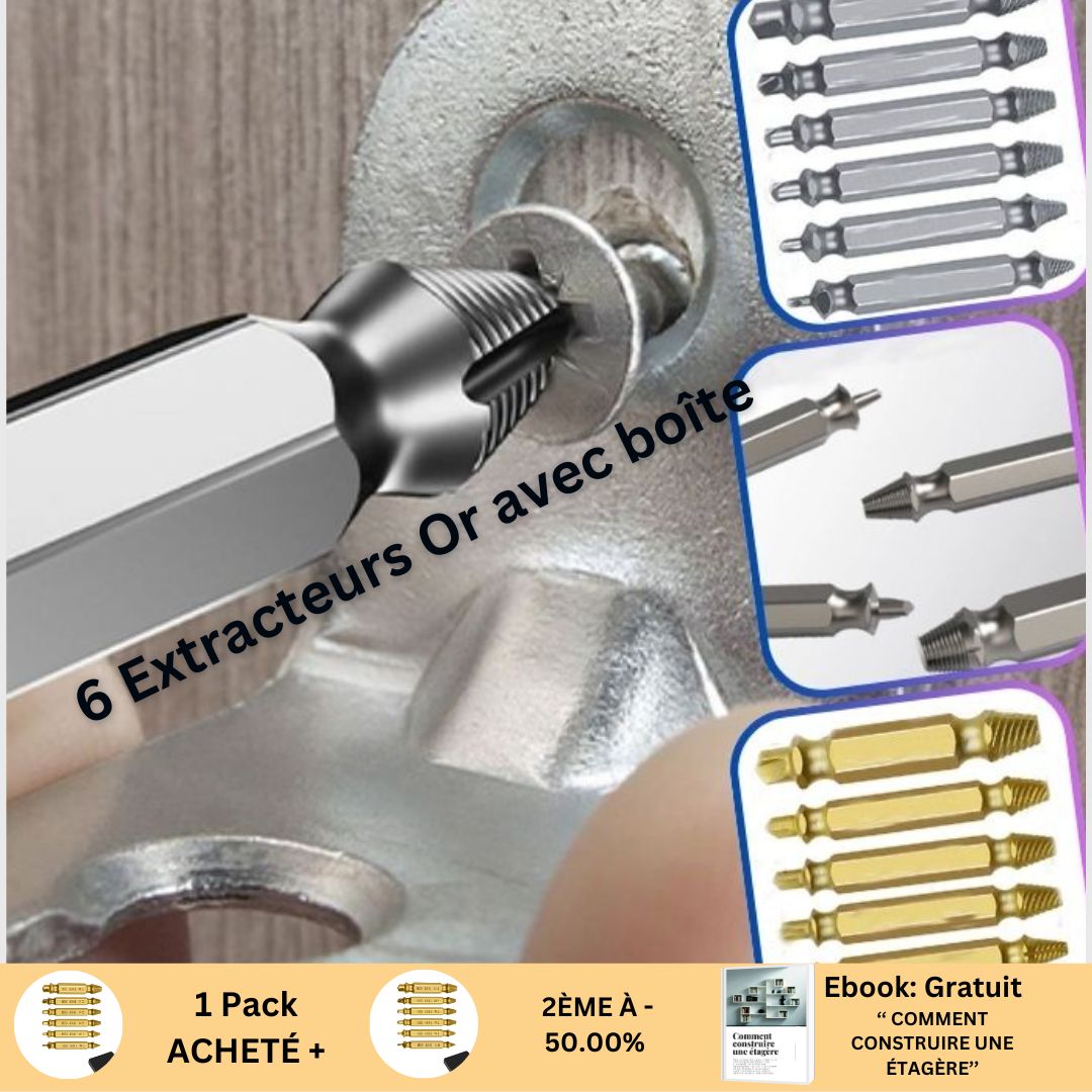 Extracteur de vis - ScrewExtractor™ - Astuces brico